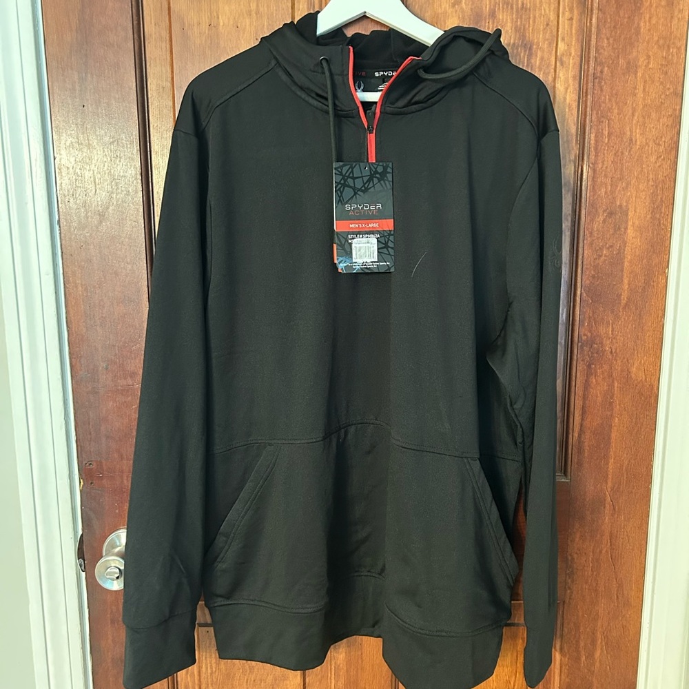 Spyder Active Black Jacket with Red Details